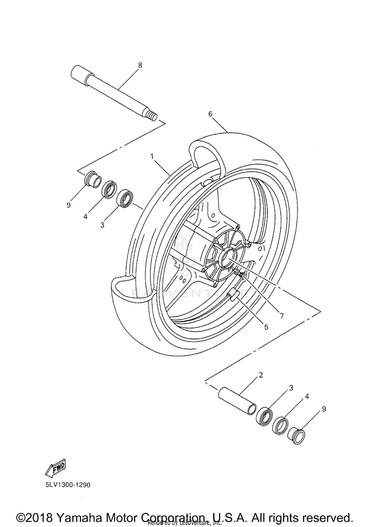 Front Wheel Schematic