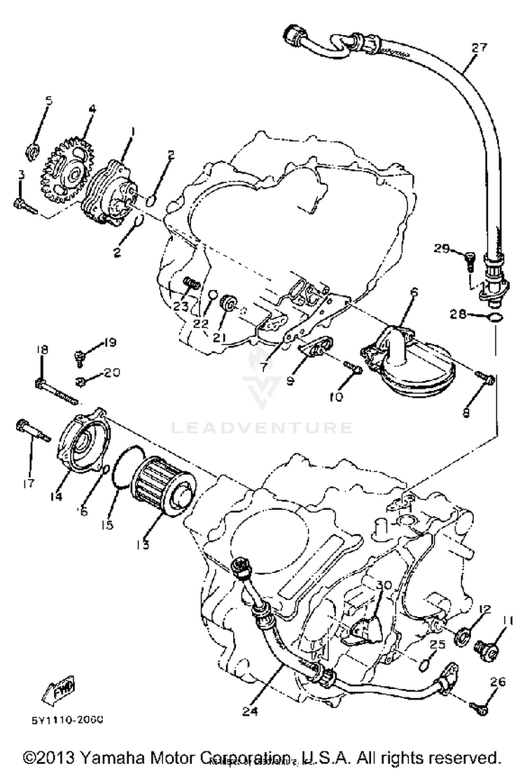 Oil Pump Oil Cleaner Schematic