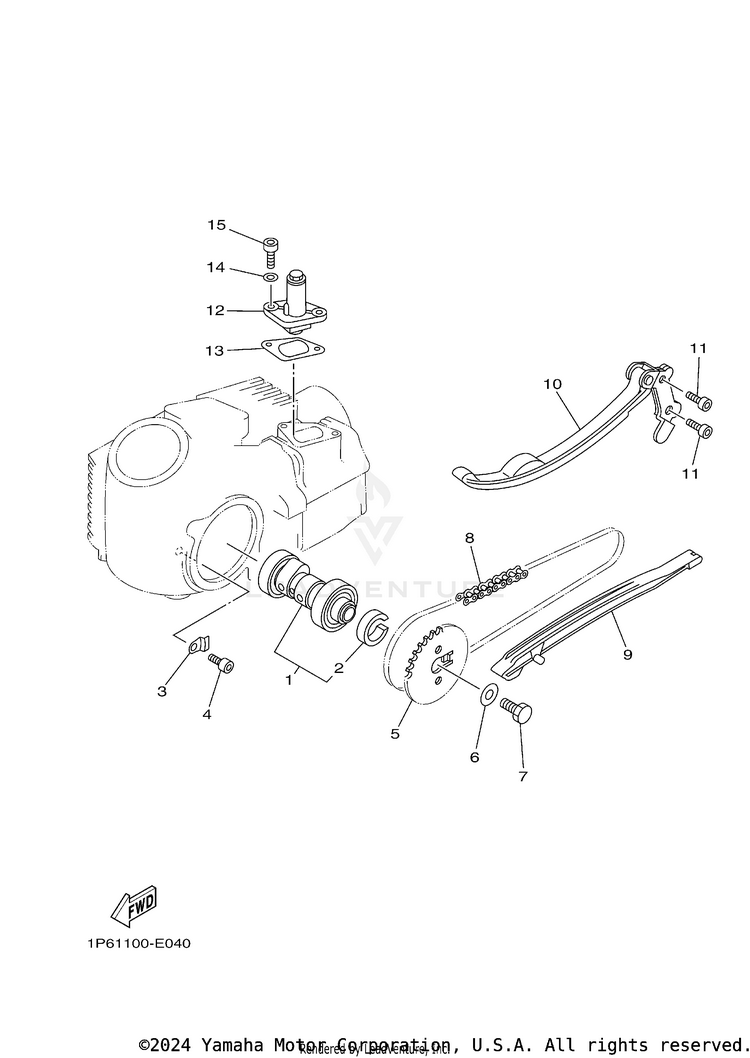 Camshaft & Chain Schematic