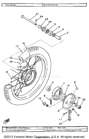 Front Wheel Schematic