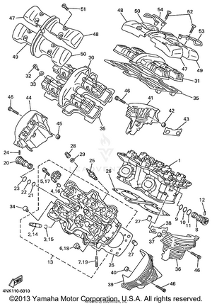 Cylinder Head Schematic