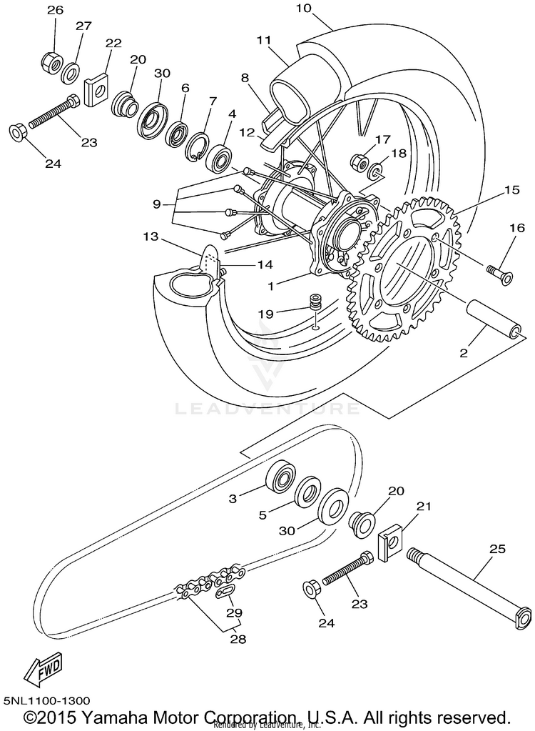 Rear Wheel Schematic