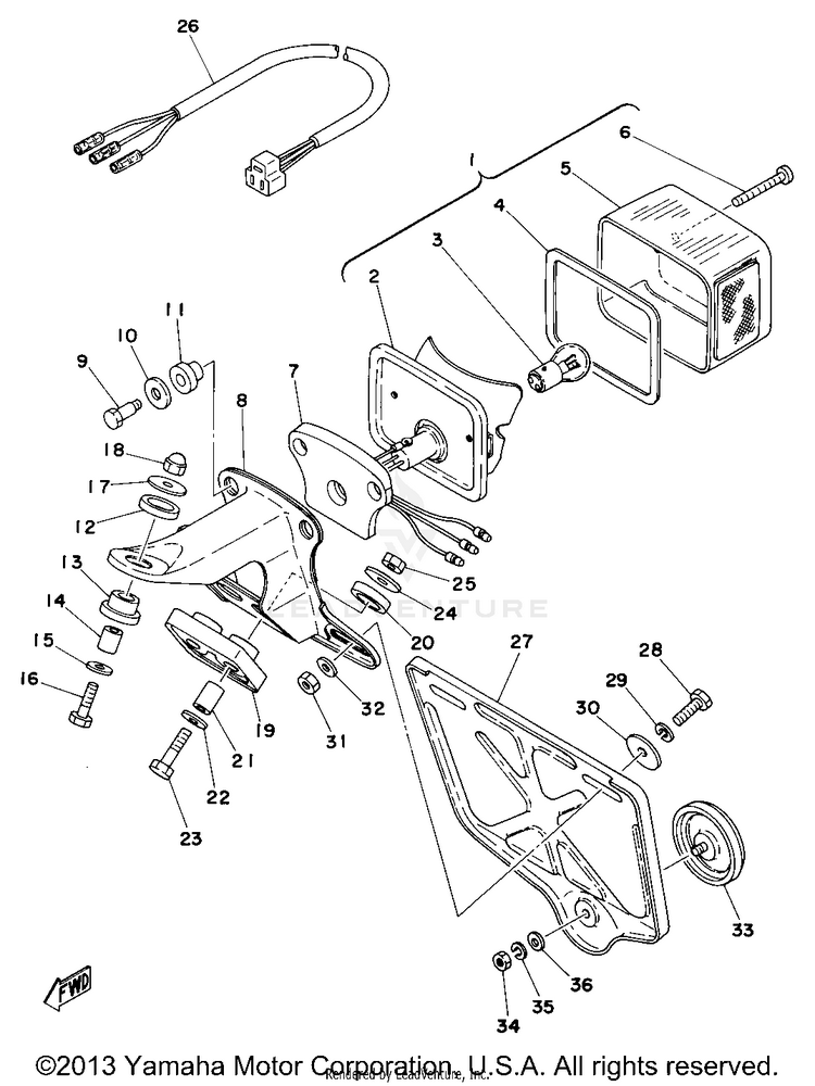Tail Lamp Schematic