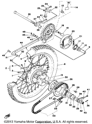 Rear Wheel Schematic