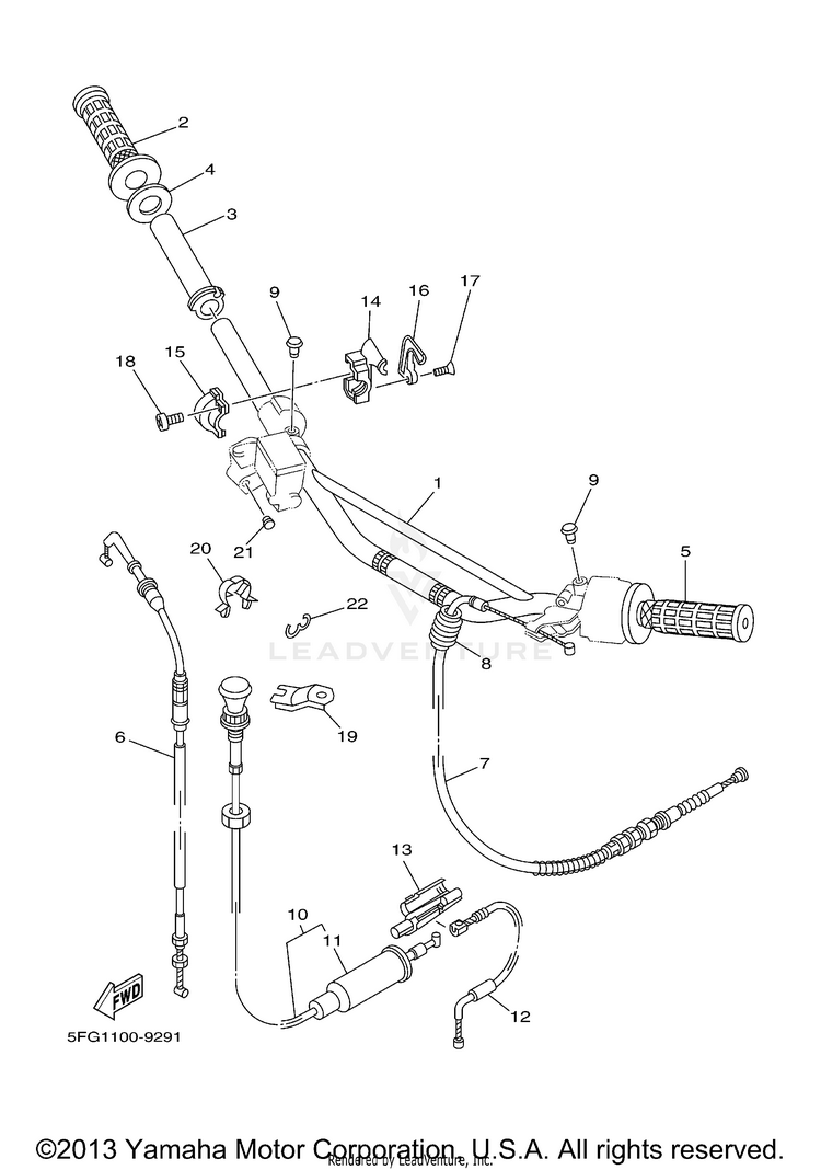 Steering Handle Cable Schematic