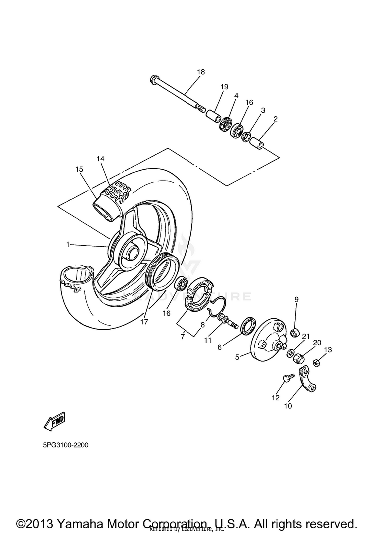 Front Wheel Schematic