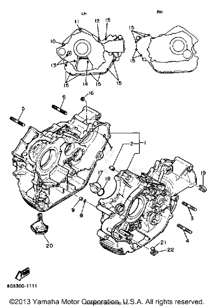 Crankcase Schematic