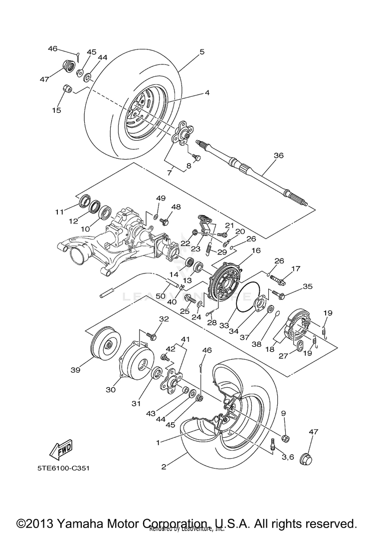 Rear Wheel Schematic