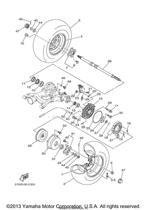 Rear Wheel Schematic