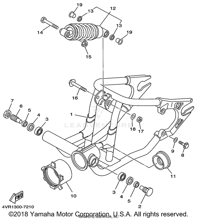 Rear Arm Suspension Schematic