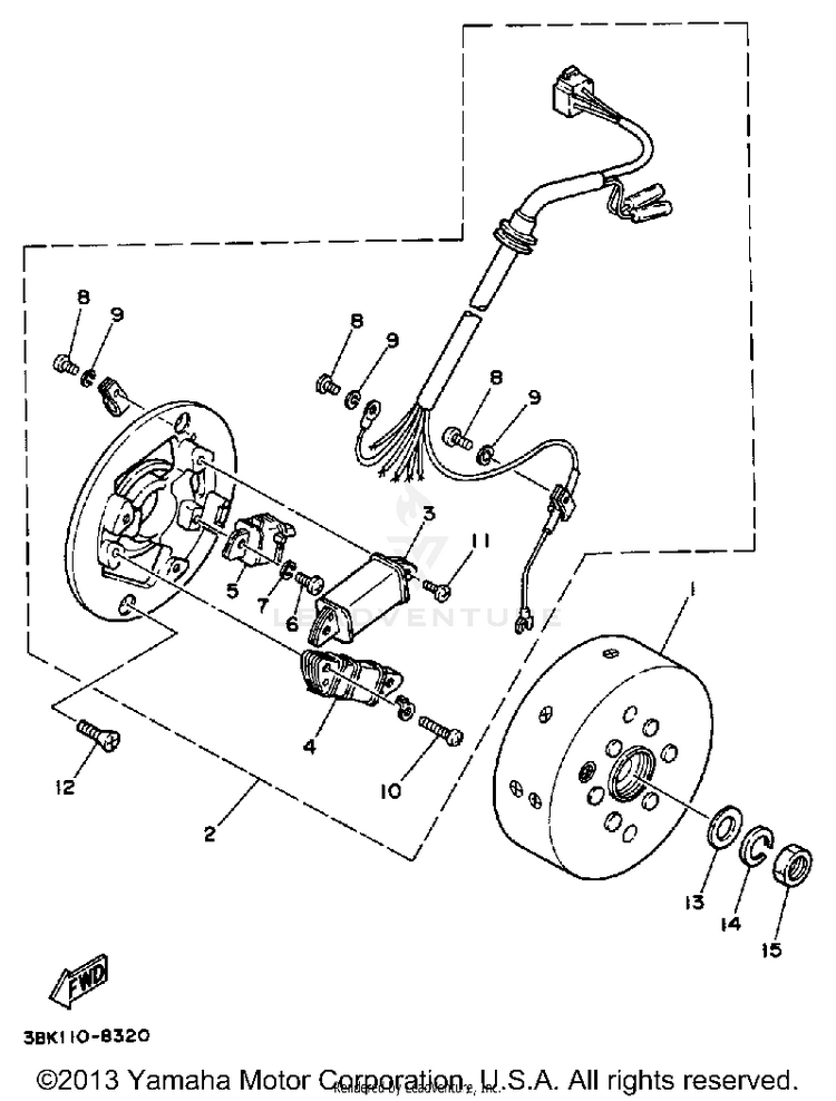 Generator DT50L - 1988 Schematic