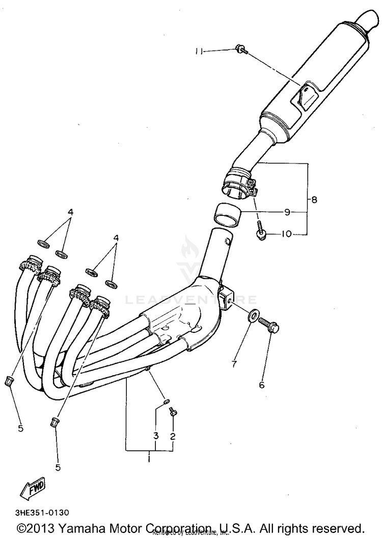 Exhaust Noncalifornia Schematic