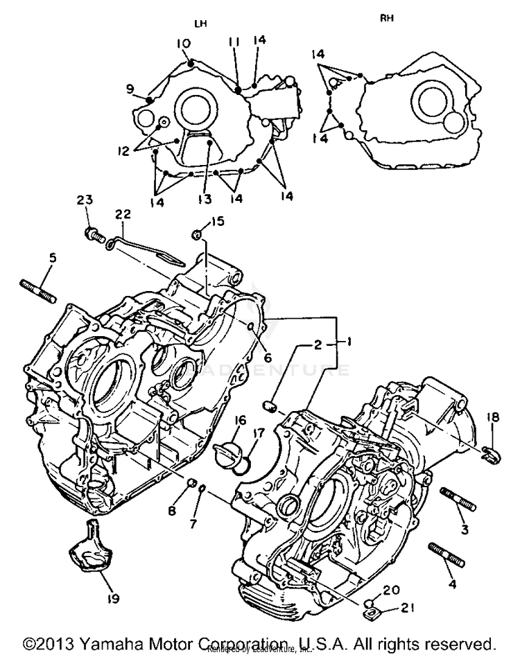 Crankcase Schematic
