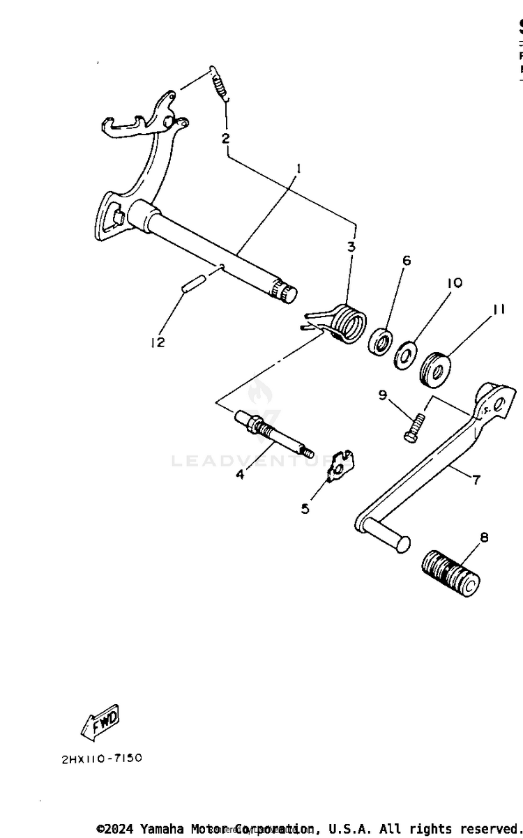 Shift Shaft Schematic