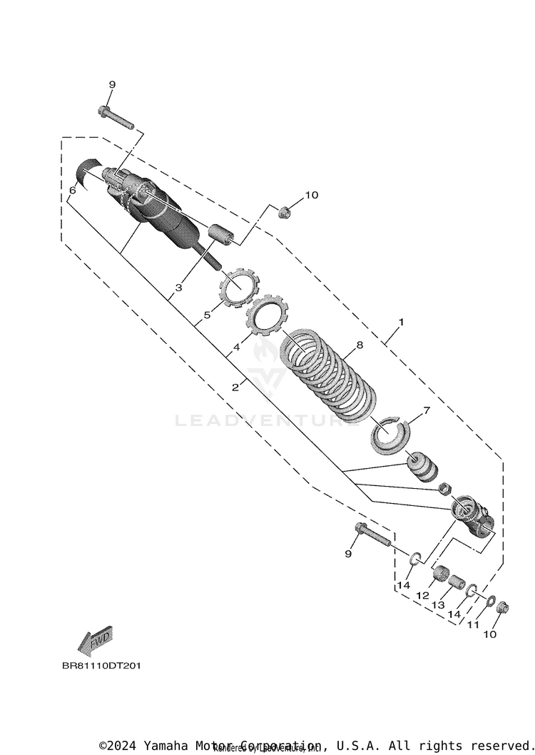 Rear Arm Suspension Schematic
