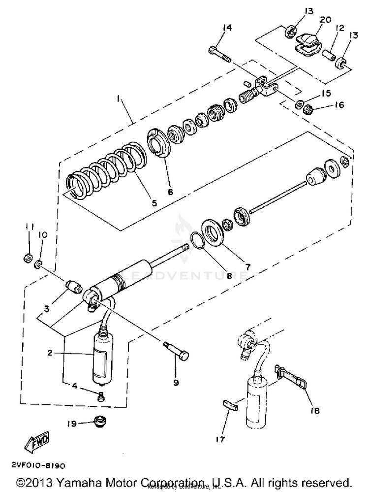 Rear Shocks Schematic