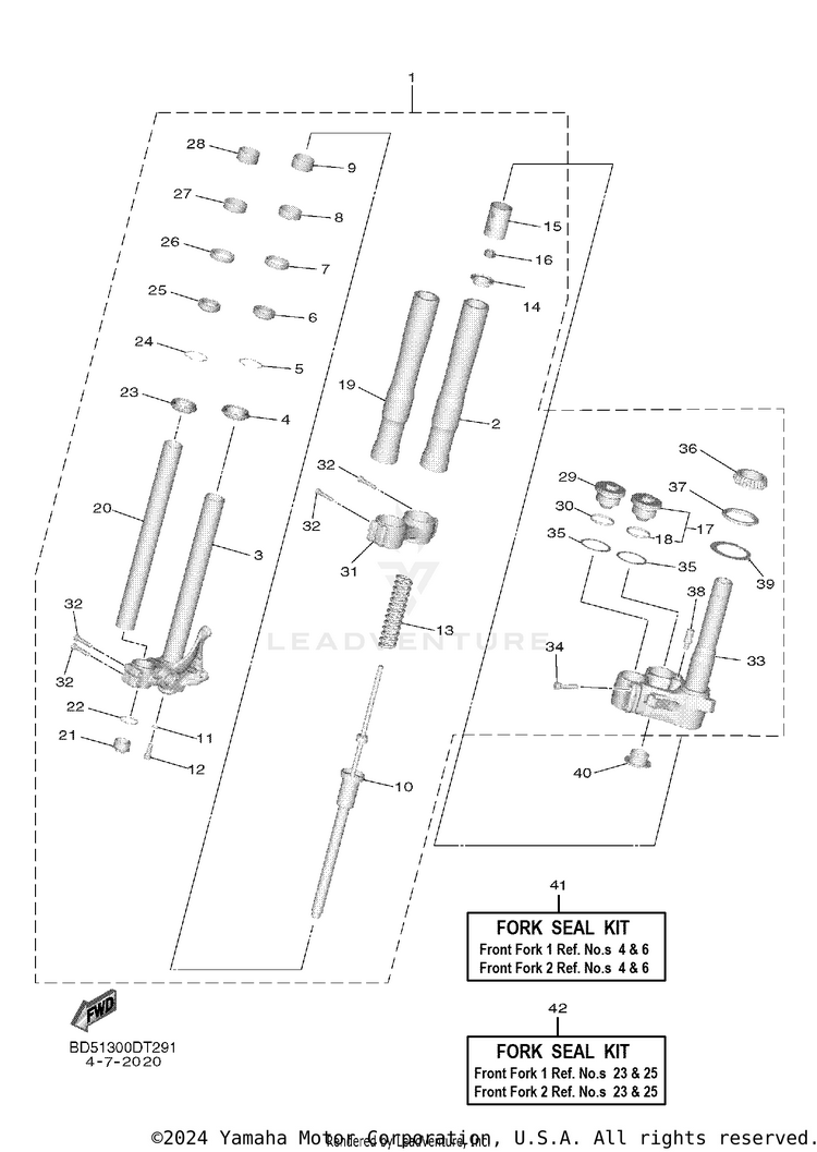 Front Fork 2 Schematic