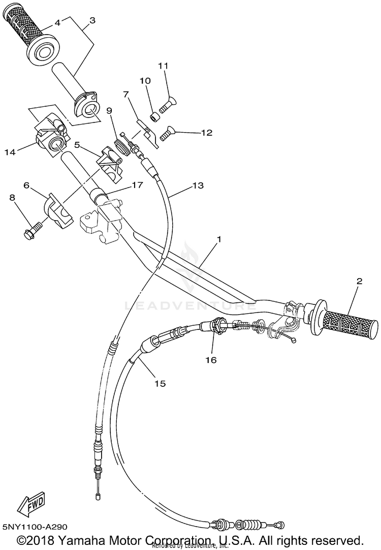 Steering Handle Cable Schematic