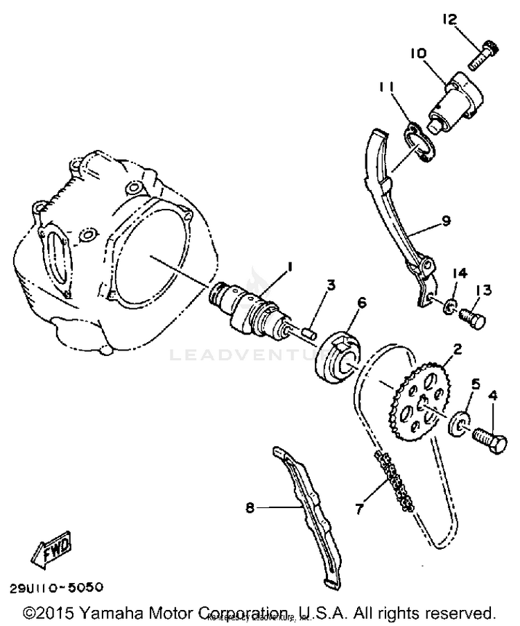 Camshaft-Chain Schematic