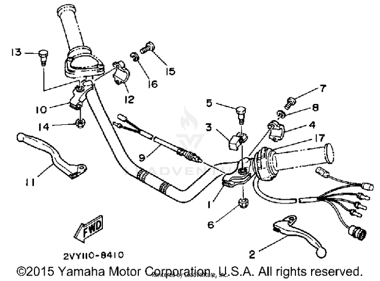 Handle Switch-Lever Schematic