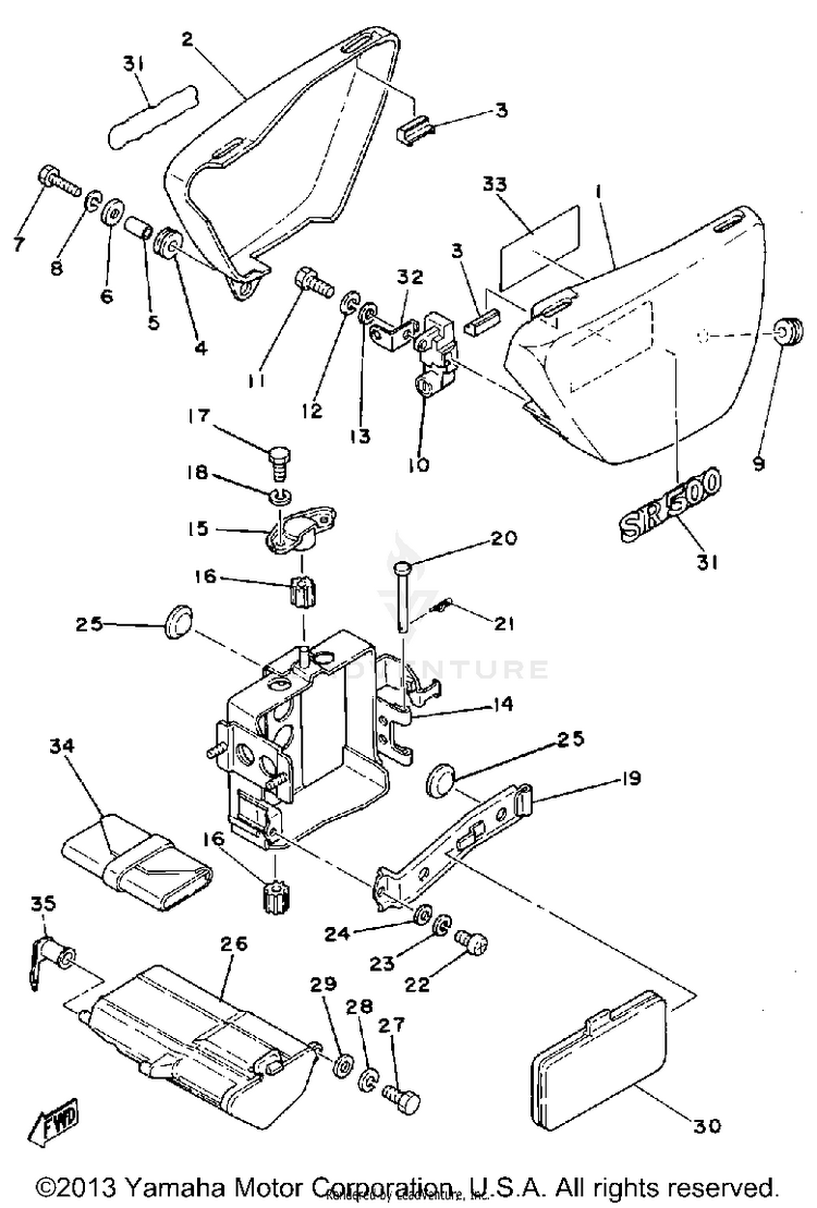 Side Cover - Tool Schematic