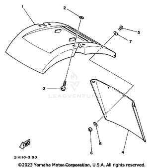 Front Fender Ytm200k Schematic