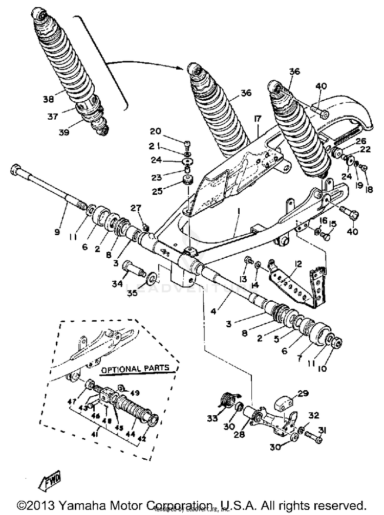 Rear Arm Suspension Schematic