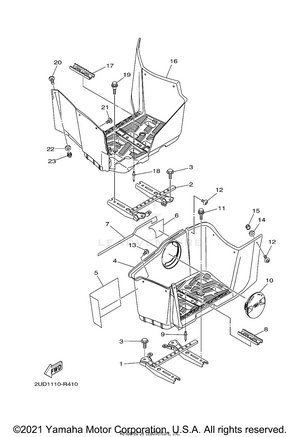 Stand & Footrest Schematic