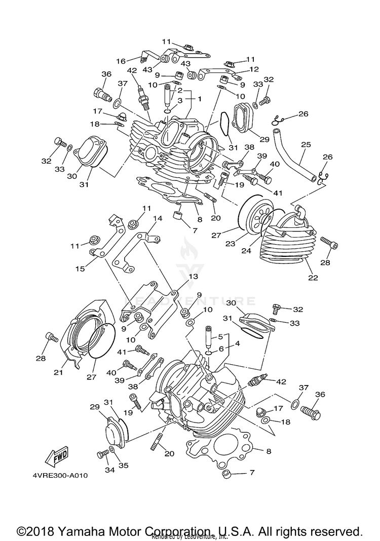 Cylinder Head Schematic