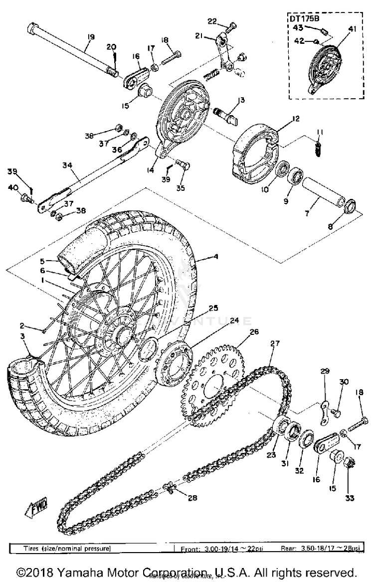 Rear Wheel Schematic