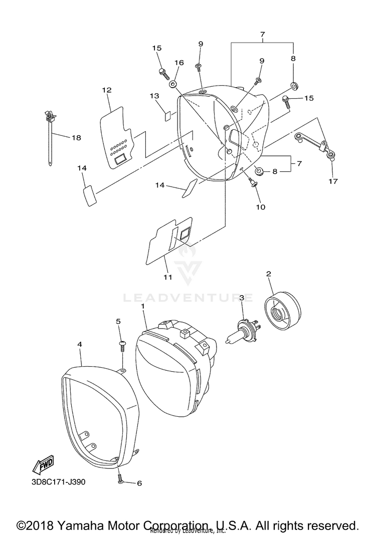 Headlight Schematic