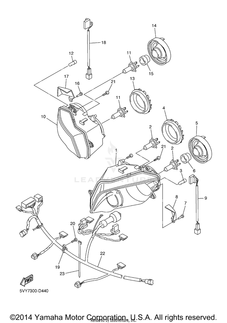 Headlight Schematic