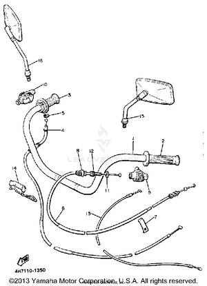 Handlebar Cable Schematic