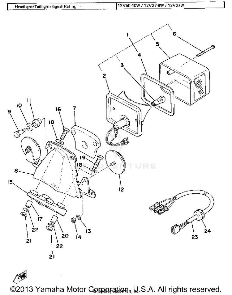 Tail Lamp Schematic