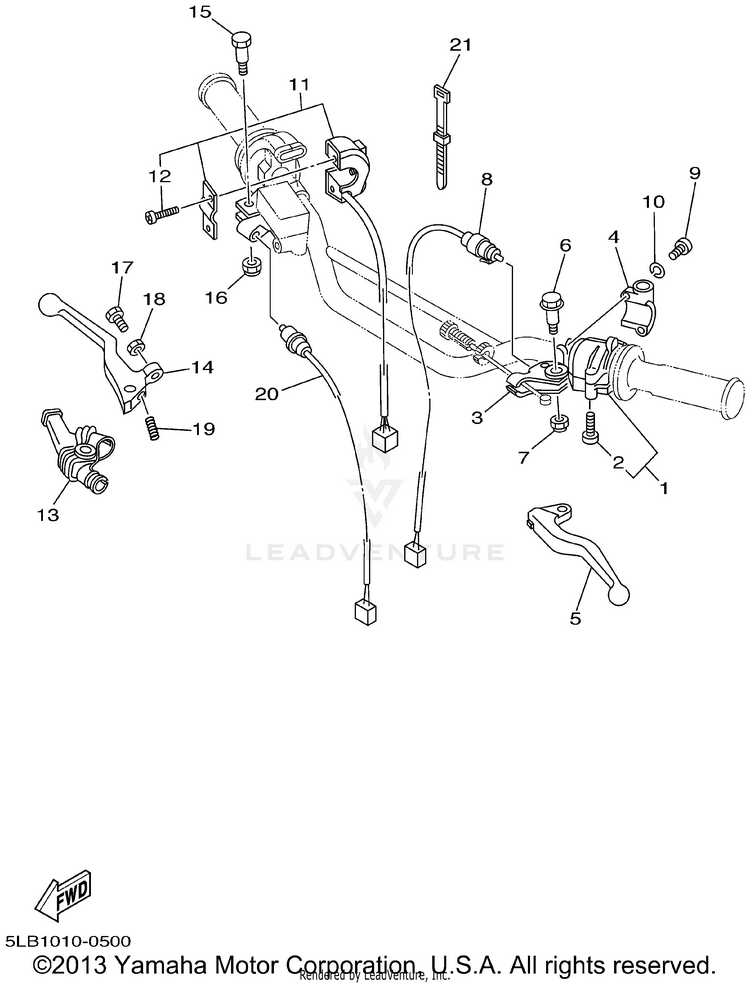 Handle Switch Lever Schematic