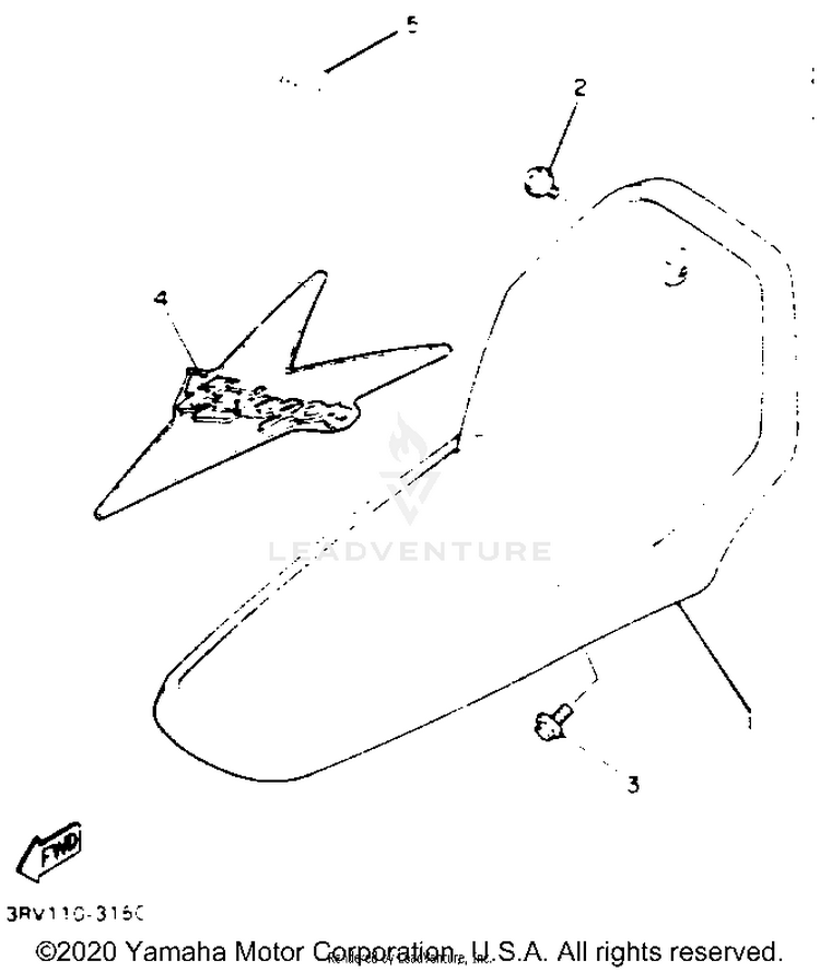 Front Fender Schematic