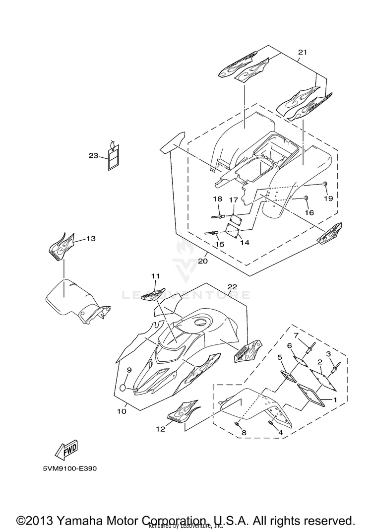 Emblem Label 1 BLASTER SE - YFS200SEV - 2006 Schematic