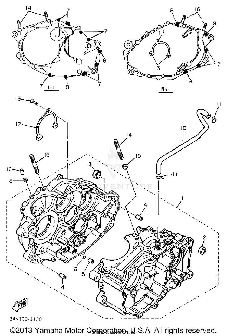 Crankcase Schematic