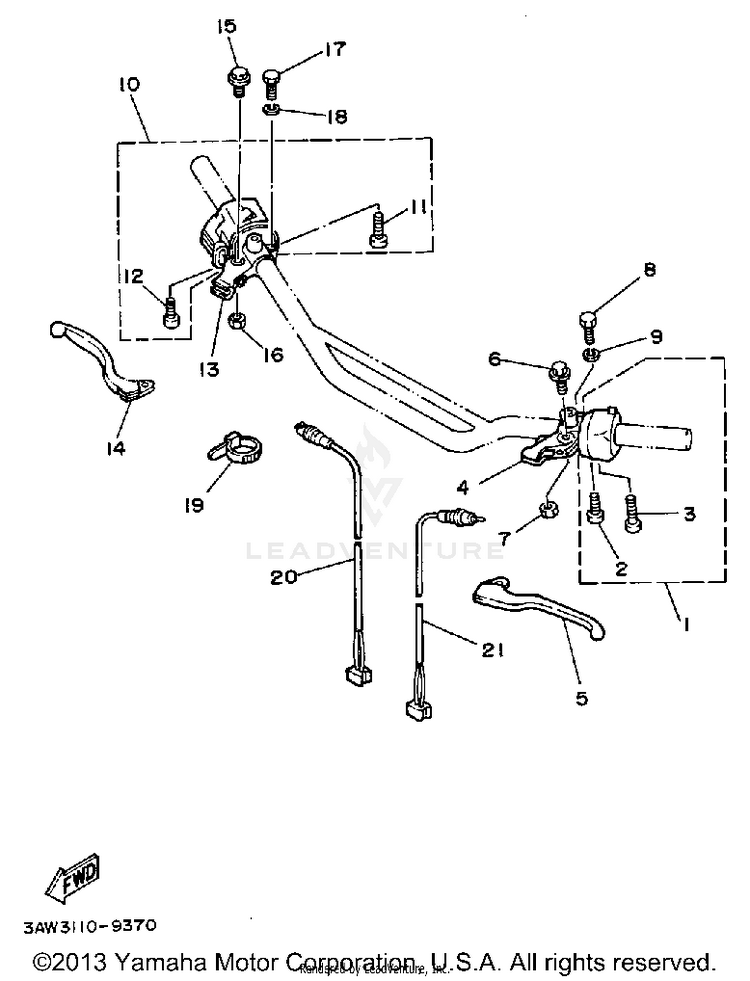Handle Switch Lever Schematic
