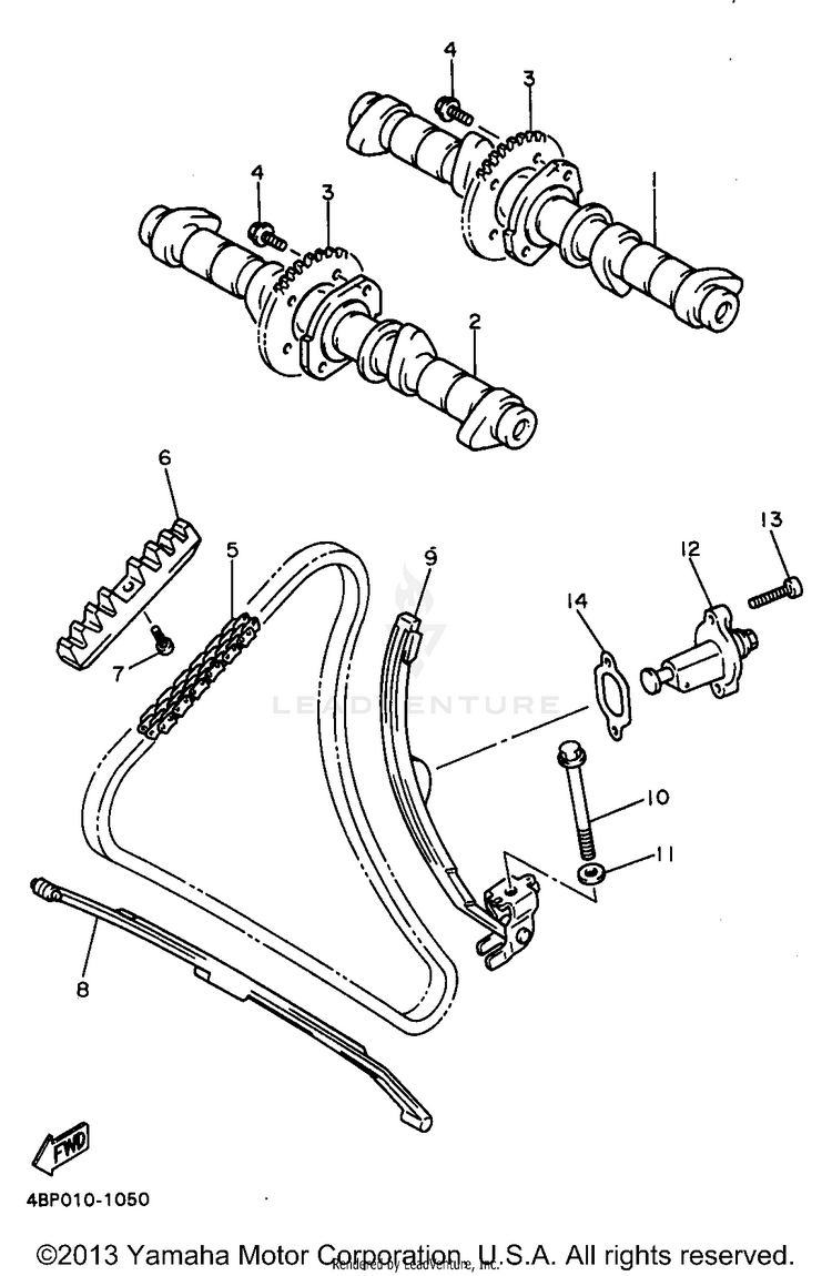 Camshaft Chain Schematic