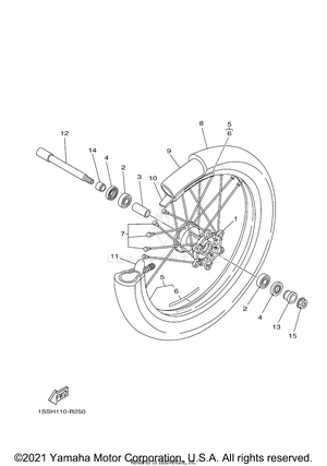 Front Wheel Schematic
