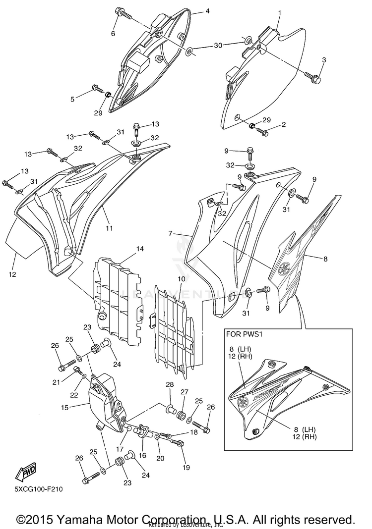 Side Cover Oil Tank Schematic