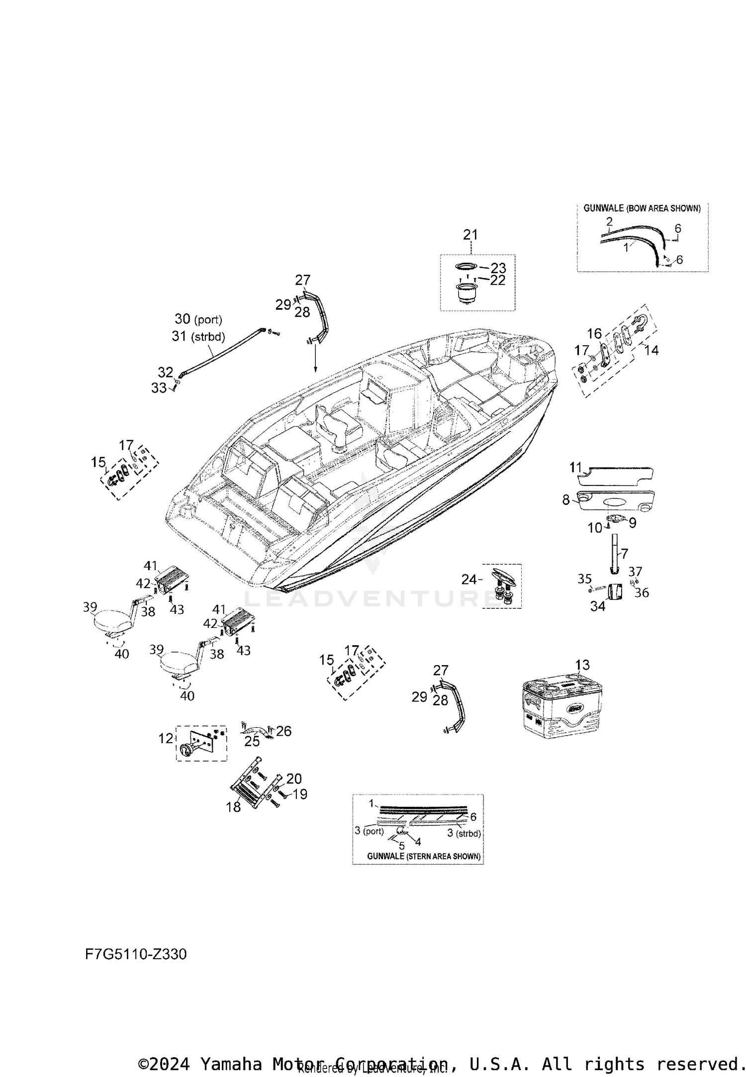 HULL DECK FITTINGS
