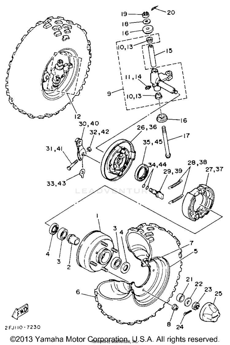 Front Wheel Schematic
