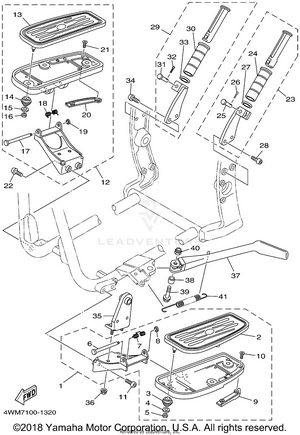 Stand Footrest Schematic