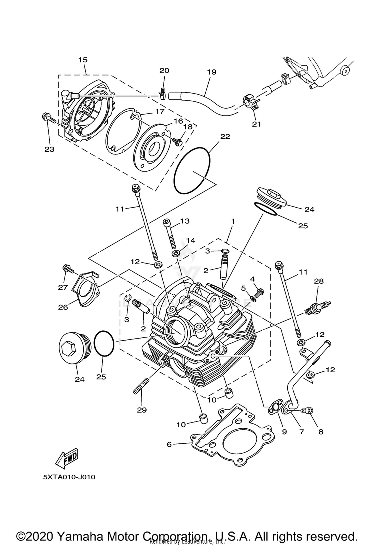 Cylinder Head Schematic