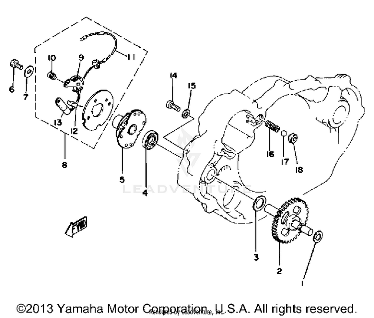 Contact Breaker - Governor Schematic
