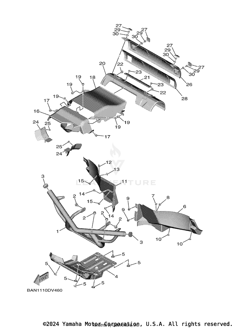 Guard WOLVERINE X2 R-SPEC - YXE85WPALW - 2020 Schematic