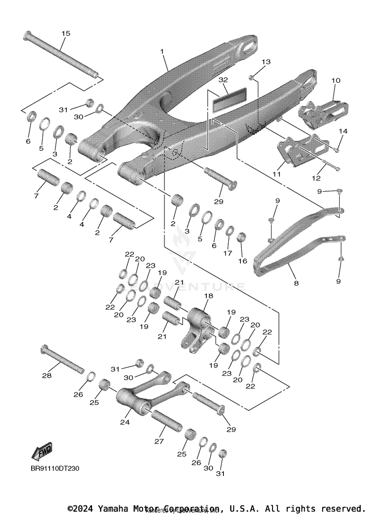 Rear Arm Schematic