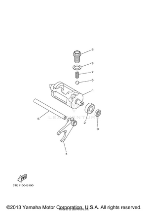 Shift Cam Fork Schematic